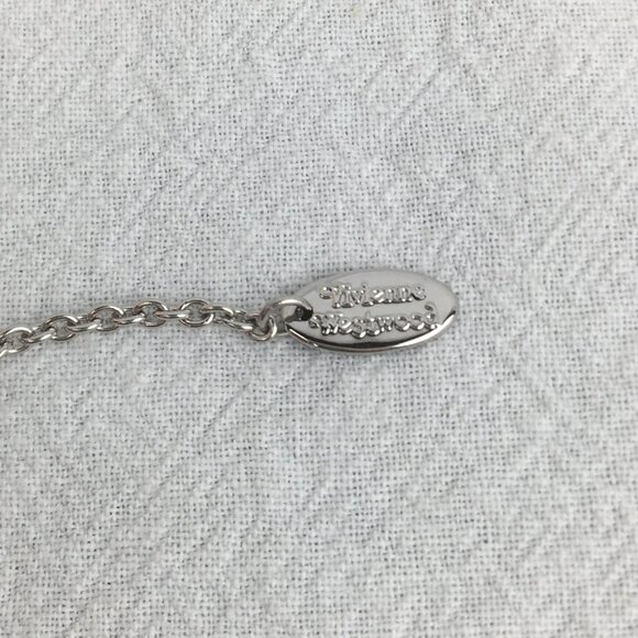 Brand new Vivienne Westwood ORIETTA PENDANT necklace in silver. - Picture 6 of 9
